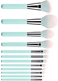 Loriver pinceles de maquillaje 12pcs powder eyeshadow make up set cosmetics neon brush