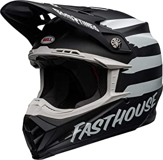  Bell casco moto-9 mips fasthouse signia matt black/white s