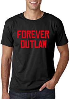  Forever outlaw redemption - camiseta manga corta (negro