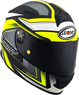  Suomy sr-sport engine casco matt black/yellow fluo
